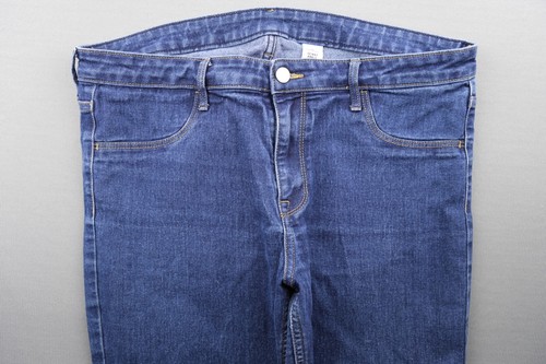 Women's H&M Jegging Jeans Skinny Ankle Mid Rise Stretch Size 32 (Msr 34x28) - Picture 2 of 8