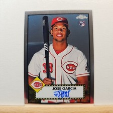2021 TOPPS Platinum Baseball Jose Garcia base Rookie Autograph AUTO RC # PA-JGC
