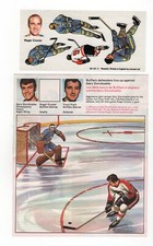 1972-73 HOCKEY ACTION REPLAY BY LETRASET ROGER CROZIER # 3 NRMINT+   86022