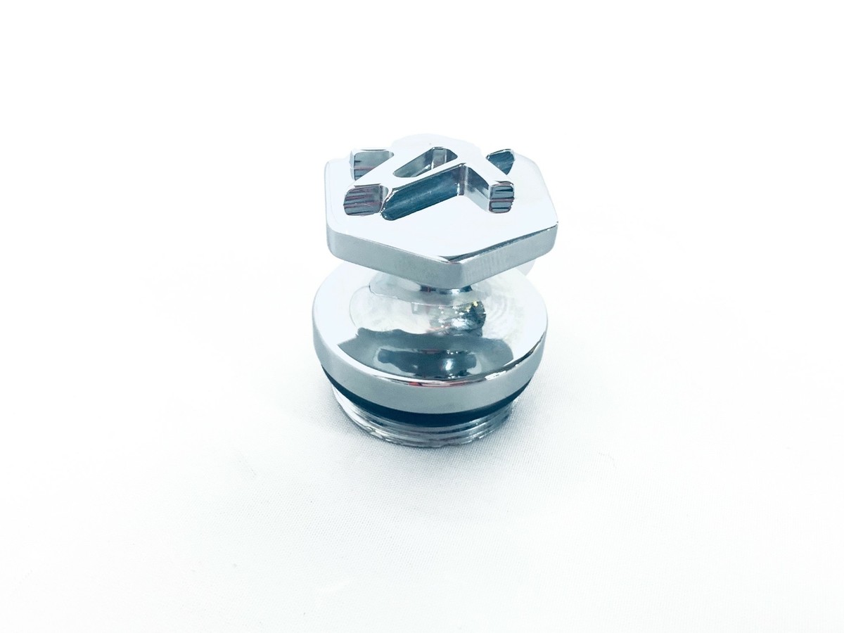 ZX 3D CHROME OIL CAP OIL PLUG 90-01 NINJA ZX-11 (ZX1100) | eBay