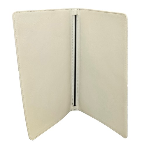 WHITE A5 SOFT FAUX LEATHER CARBON ROD FOLDER FREE FREIGHT 50% OFF - Picture 11 of 25