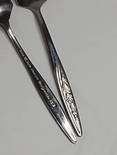 Nasco Stainless Japan Margarita Textured Rose Grapefruit spoons Teaspoons CHOOSE