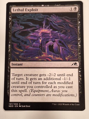 Lethal Exploit - Kamigawa: Neon Dynasty - Magic the Gathering MTG Nice!