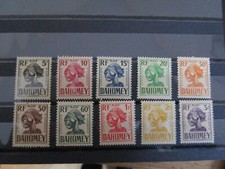 Dahomey lot de 10 timbres-taxes neufs**. Cote 18 €. A voir.