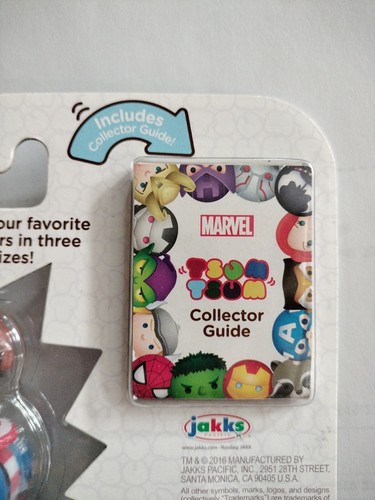 MARVEL TSUM TSUM SERIES 1 THANOS, BLACK WIDOW, CAPTAIN AMERICA FIGURES 3 PACK  - Picture 4 of 4