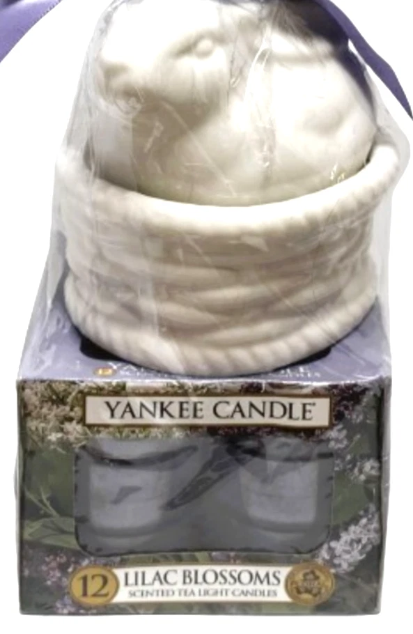 Yankee Candle LILAC BLOSSOMS Luces de Té con Soporte de 2 Piezas PASCUA ~ ENVÍO GRATUITO Foto 2 de 4