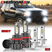 For Jeep Grand Cherokee 1996-1998 Led Headlight Hilo Fog Light Bulbs Combo Kit For Jeep Grand Cherokee 1996-1998 Led Headlight Hilo Fog Light Bulbs Combo Kit