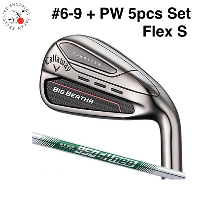 Callaway BIG BERTHA フレックスS Callaway Golf Big Bertha 23 Iron #6-9 + PW 5pc Set 950 GH Neo