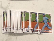 Lot of (27) ANDERSON TEJEDA 2021 Bowman Baseball rookie cards Rangers RC