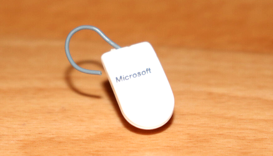 Microsoft Mouse Computer Vintage Collectible Rare Promo Pin