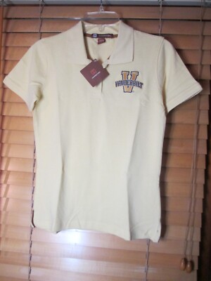 Vanderbilt University Embroidered Gold Yellow Youth Child S Polo Golf Shirt NEW