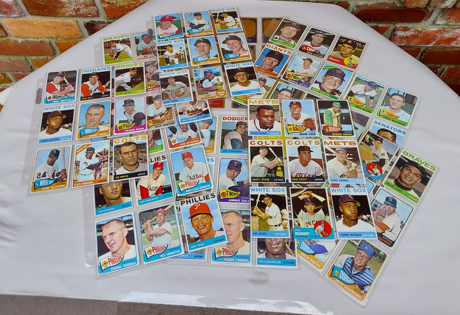 Lot of (90) Better Grade Old VTG Original 1960's Topps Baseball Card