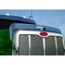 2013+ Peterbilt 567 Stainless Steel Hood Shield Bug Deflector