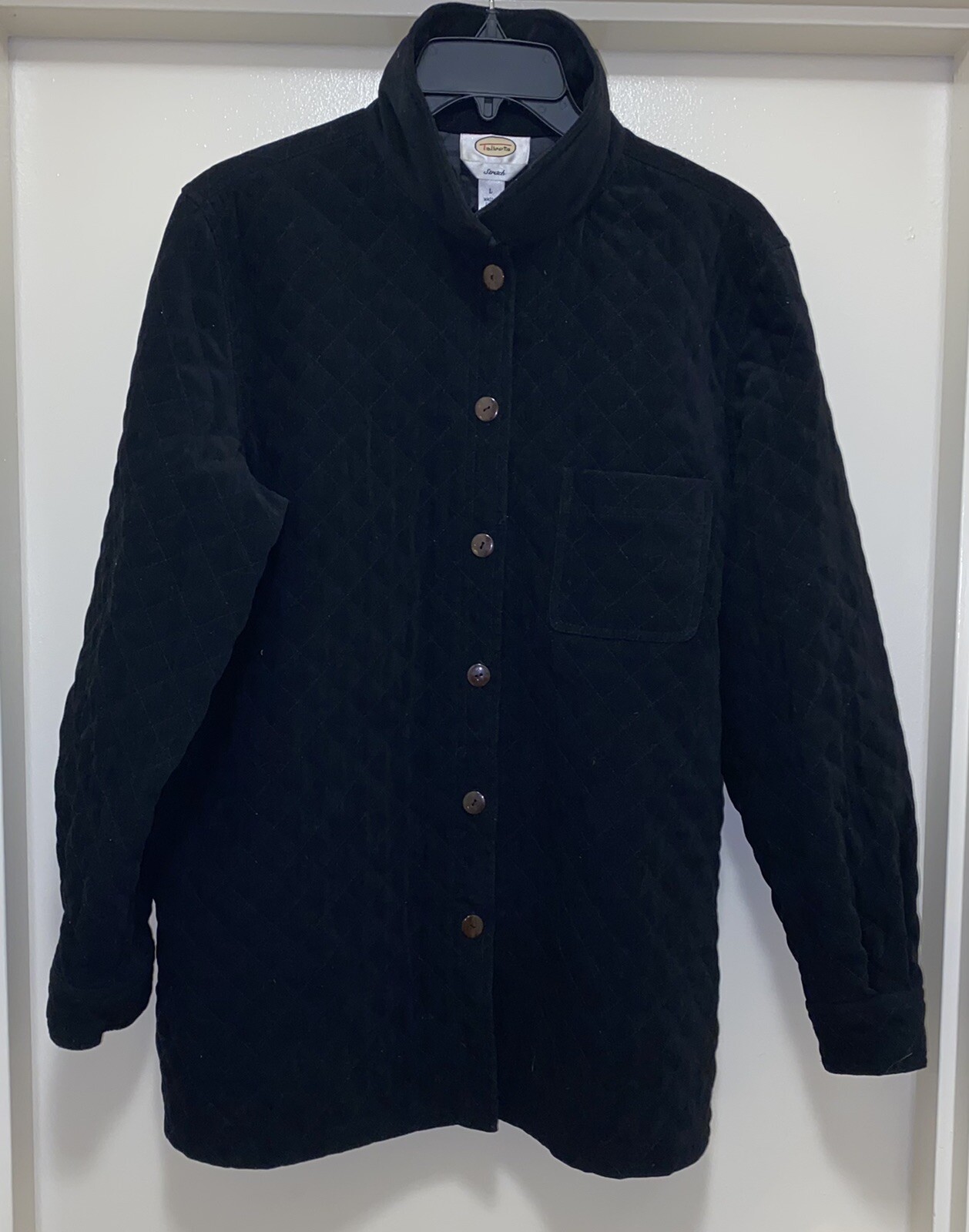 Talbots Large Black Jacket Women’s Button Closure - image 1