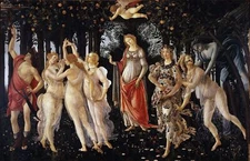 Art Giclee Printed Oil Painting Sandro Botticelli: Primavera Home Decor Canvas