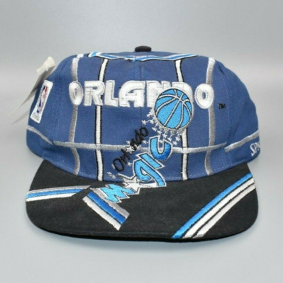Orlando Magic Vintage Spalding NBA Big Logo Wool Snapback Cap Hat - NWT