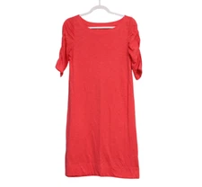 Lilly Pulitzer Dress Size Medium 100% Pima Cotton Coral Pink Resortwear Beach