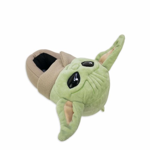 Star Wars Mandalorian Baby Yoda Slippers Pajama Shoes Boys Girl 11 12 13 1 2 3 4 - Picture 3 of 5
