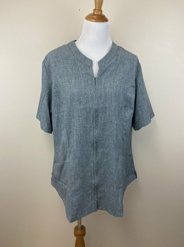 Design Collective Cintas 2XW Heather Gray Effortflex Zip Design Collective Cintas 2XW Heather Gray Effortflex Zip