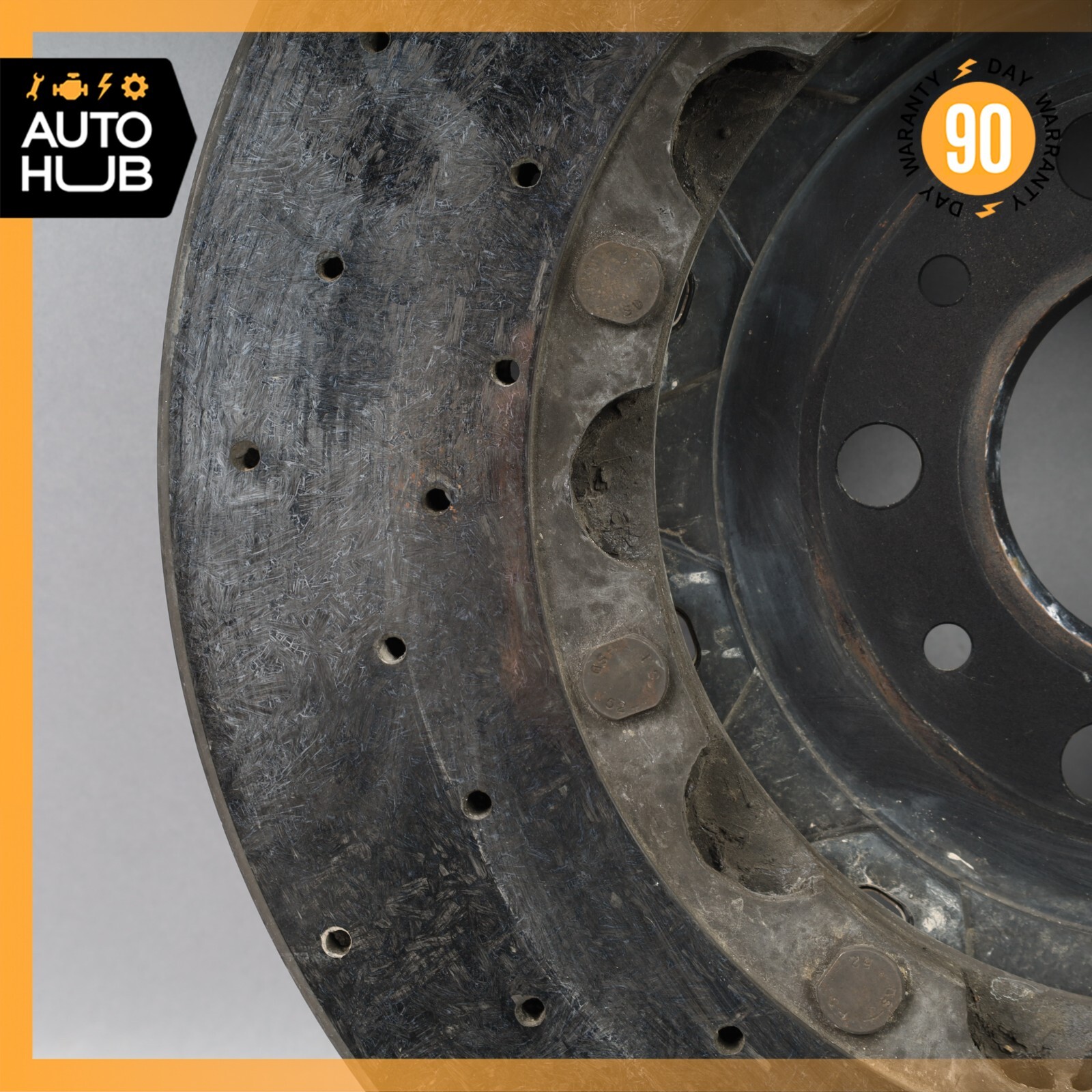 08-16 Aston Martin DB9 GT DBS Vantage Rear Carbon Ceramic Brake Rotor OEM 7k