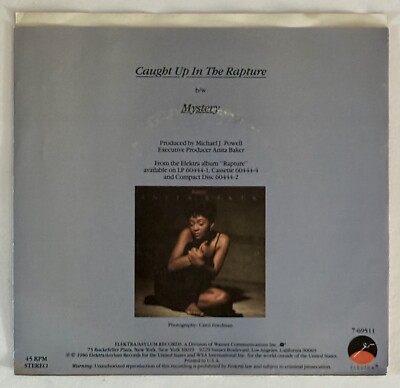 Vinyl 7” Anita Baker Caught Up In Rapture Mystery 45rpm Electra NM