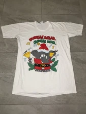 Vintage 80s Jingle Bells Christmas Parody T-Shirt One Size Sleeper Cute Holiday