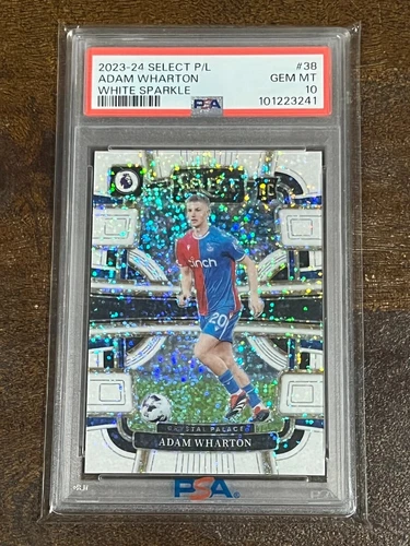 PANINI SELECT PL ADAM WHARTON WHITE SPARKLE ROOKIE RC PSA 10