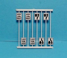 8 Miscellaneous Signs HO Scale Tichy Train Group Scenery Accessories 8 Pcs 9HO