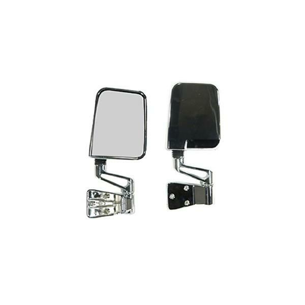 Rétroviseur Jeep Wrangler Chrome : Anti-Vibration et Remplacement Facile sans Modification