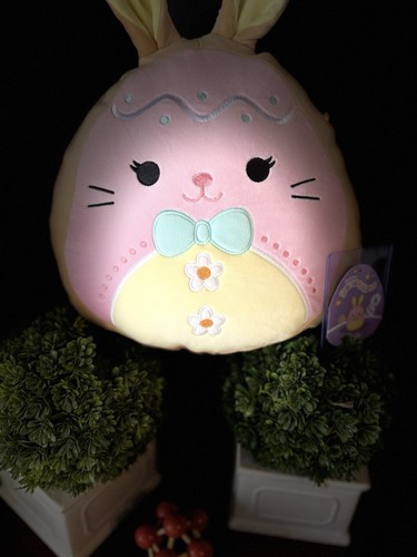 Squishmallow Easter 2025 Lindy the Cookie Bunny NEW 12 Inch RARE 1st to Market - Picture 4 of 7