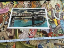 Ironton-Russell bridge Ashton KY @1914 postcard