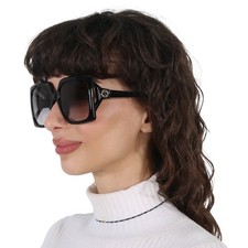Gucci Grey Gradient Square Ladies Sunglasses GG0876SA 001 59 GG0876SA 001 59