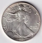 1987 American Silver Eagle 1 oz .999 Fine Silver Dollar