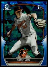 2023 1st Bowman Chrome Sapphire Kiefer Lord RC #BDC-137 Baltimore Orioles
