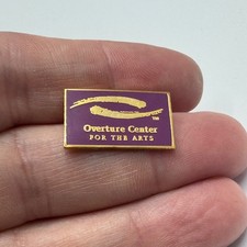 Rare Overture Center for the Arts Purple Enamel Logo Lapel Pin