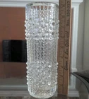 Vtg Czech Hermanova Art Glass Sklo Union Frantisek Peceny Candle Wax Vase 9 in