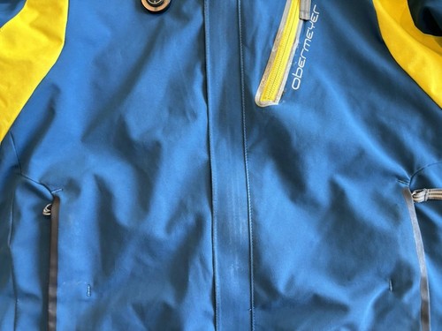 Obermeyer Boys Bolide Snow Ski Jacket Waterproof I-Grow Hooded Compass Size 8 - Picture 4 of 13