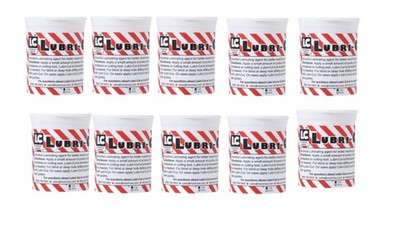 Lubricut 10-Pack Beeswax Cutting Paste   2.5oz Drill & Tap Lubricant,,