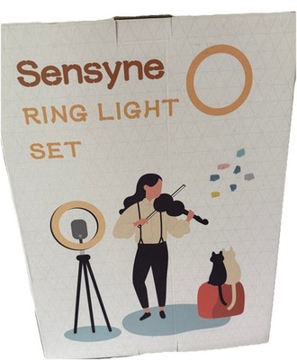 Sensyne Ring Light with Stand, 50'' Phone Tripod,   & Remote
