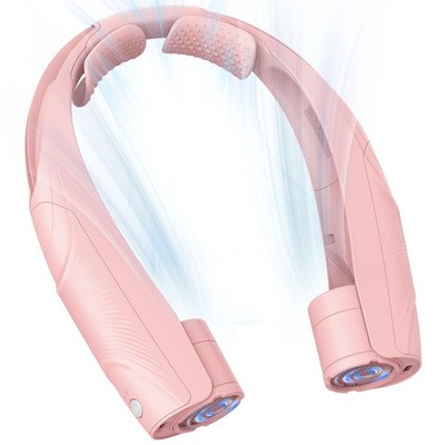 Enituo Nackenventilator, 6000mAh USB Wiederaufladbare Freisprecheinrichtung Persönlich 6 Pink