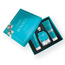 FARMASI BAOLI Eau De Parfum for Men Cologne,After Shave Balm, Body Wash Gift Set