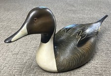 Ducks Unlimited Wood Duck Decoy Craver Year 89-90 Signed Hand Painted Read!