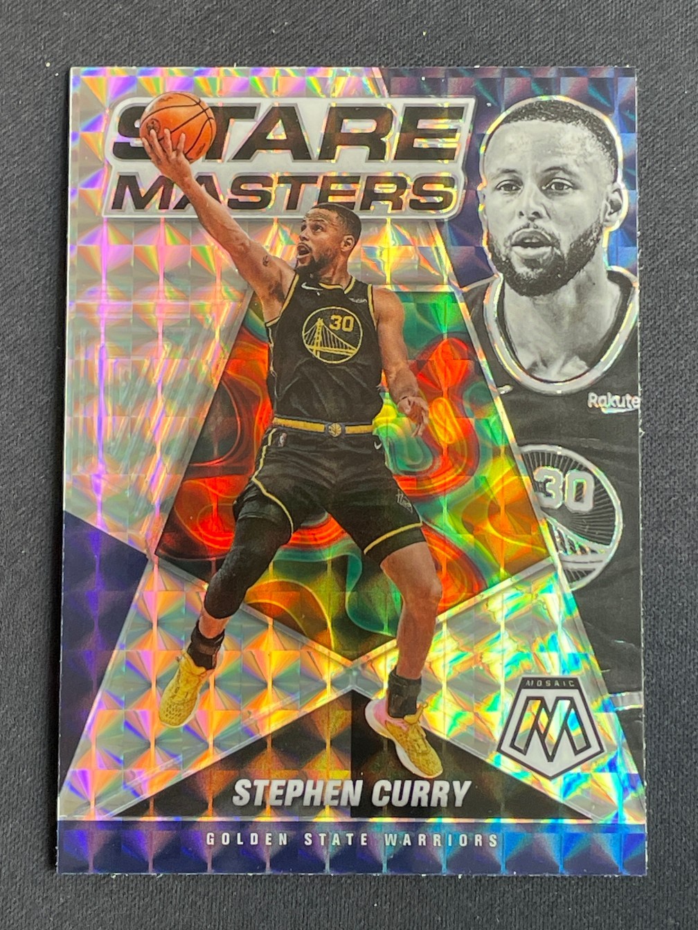 Stephen Curry 2021-22 Panini Mosaic Stare Masters Silver #18