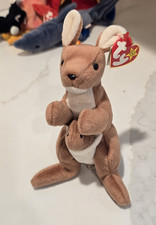 Ty Beanie Babies Original Pouch Kangaroo Plush 1996 with Tag