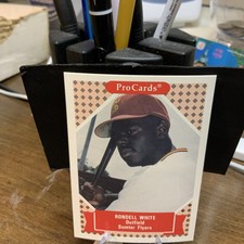 1991 ProCards Tomorrow's Heroes Rondell White #266 Rookie RC