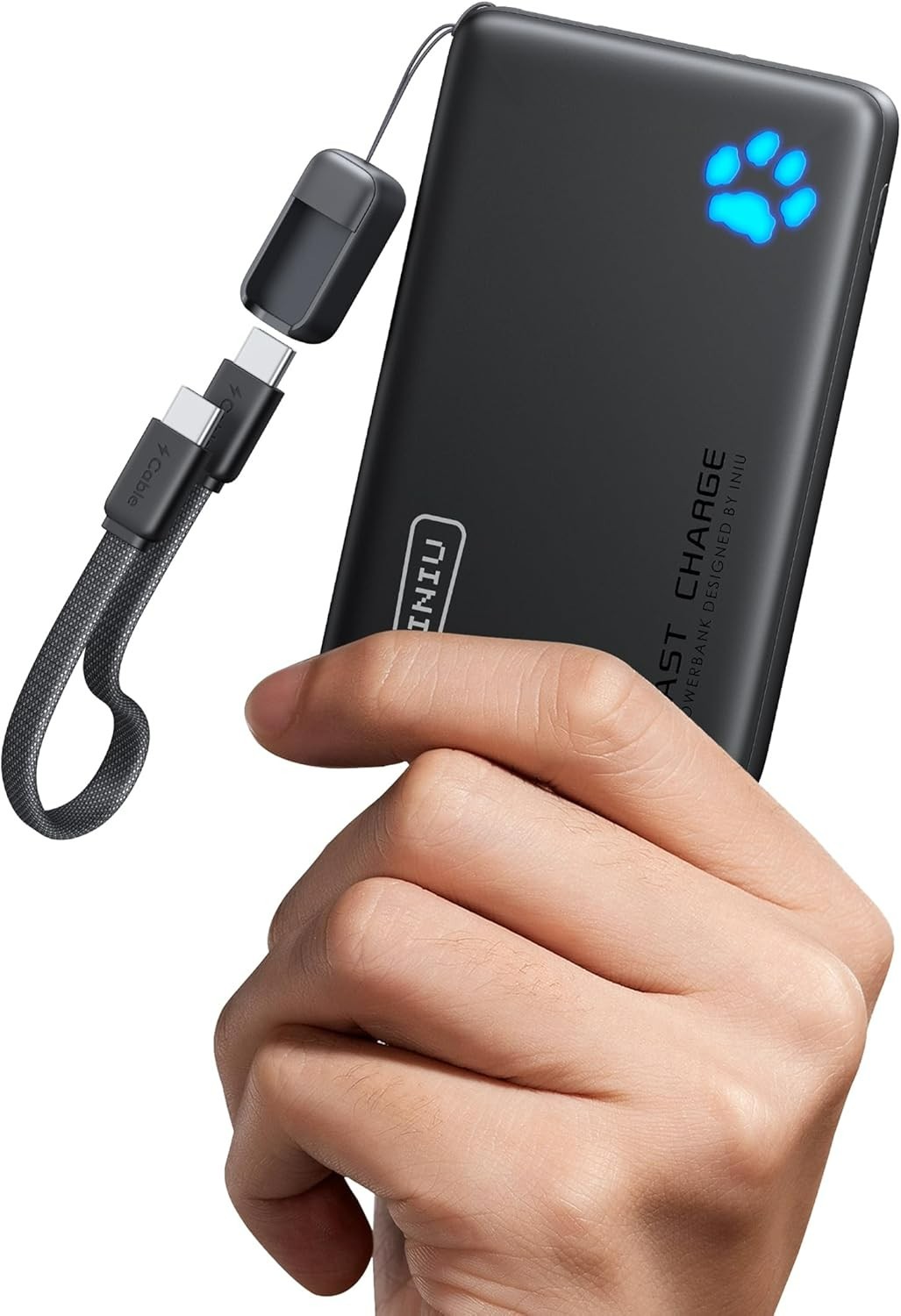 45W Power Bank, Ultra Slim 10000Mah Portable Charger Fast Charging, Flight-Safe