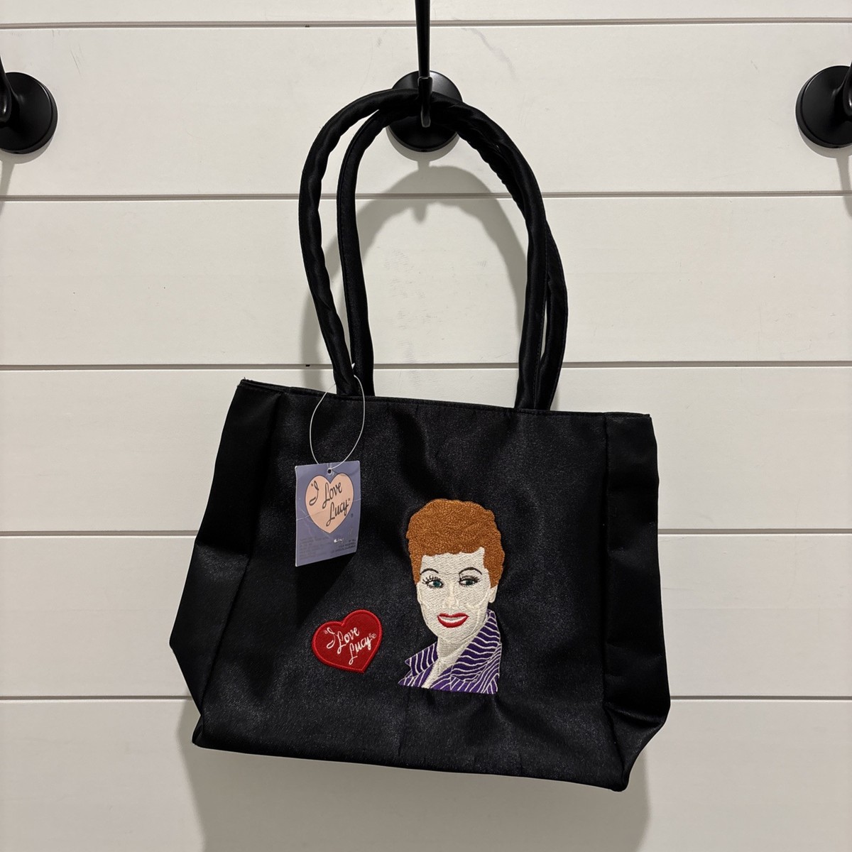 Do not buy Vintage I Love Lucy mini backpack purse retro done I Love Lucy! Vintage Embroidered Back Purse. Super Cute! | eBay main image 3