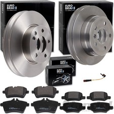 EuroBrake BREMSSCHEIBEN + BELÄGE VORNE+HINTEN passend für MERCEDES A-KLASSE W169 EuroBrake BREMSSCHEIBEN + BELÄGE VORNE+HINTEN passend für MERCEDES A-KLASSE W169