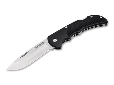 Boker Magnum Hunting Line HL SINGLE POCKET Knife 440C 3.31'' Blade Steel TPR 