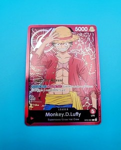 ワンピースカード 英語版 Super Pre Release リーダー Super Pre Release Luffy Leader | eBay